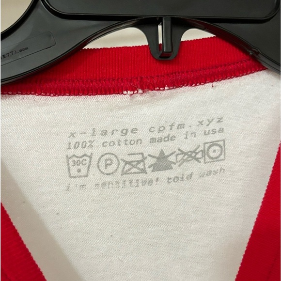 Cactus Plant Flea Market CPFM “sport sun club” white/red tee shirt sz Xl - Picture 4 of 4